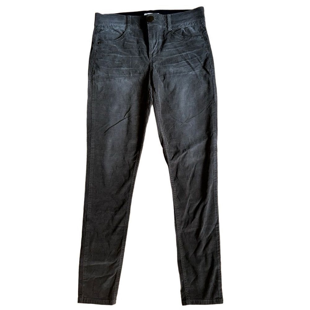 Jolt Women's Corduroy Green/Grey Skinny Pants - Size 9/29